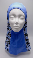 Nike Pro Hijab Youth M/L Dri-Fit Royal Pulse/White