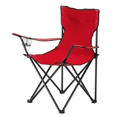Small Camp Chair 80x50x50 Red, free ship, USA Warehouse, in stock