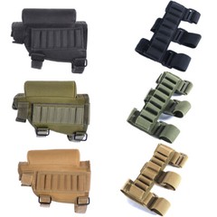7/8 Rounds Tactical Buttstock Rifle Cheek Rest Pouch Ammo Shell Cartridge Bag US