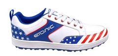 New Etonic Golf G-SOK 3.0 Shoes Limited Edition USA Red/White/Blue 10 Wide