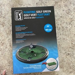 PGA Tour 39 » Floating Golf Chipping Green 5 Targets 3 Balls & Mat Included, NEW