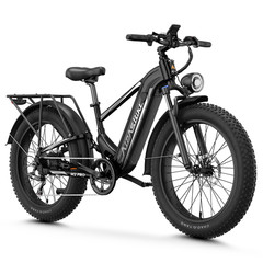Aipas 26″ Fat Tire 1800W Electric Bike 48V 17.5Ah Mountain 36MPH Adult New