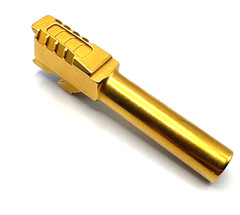Glock 43 43x Gold TiN Barrel Fluted OEM Replacement G43 43X High Table