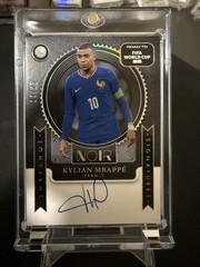 2025-26 Panini Noir Road to FIFA World Cup 26 Kylian Mbappe Snapshot Auto #/25
