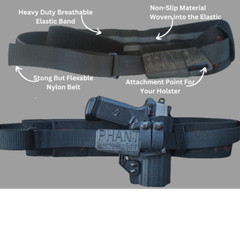 Best Belly Band Holster Belt Mens/Womans Concealed Carry IWB/OWB XL XXL