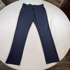 TravisMathew Golf Pants Mens 34×32 Blue Performance Stretch Flat Front