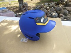 EVOSHIELD XVT 2.0 SIZE SMALL-MED MATTE BLUE BASEBALL / SOFTBALL BATTER’S HELMET