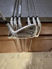 TaylorMade SIM2 MAX Iron Set 5-PW, AW KBS Max MT 85 Reg Flex Steel Shafts