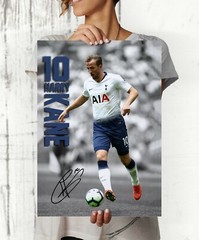 Harry Kane Tottemham FC 2019 Autographed Poster Print. A3 A2 A1 Sizes