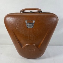 Million Miler Single Bowling Ball Hard Case Faux Leather Vintage Carry Bag