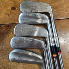 Vintage Lot Of 5 Putters, MacGregor, Wilson, Wright & Ditson, etc, blade style