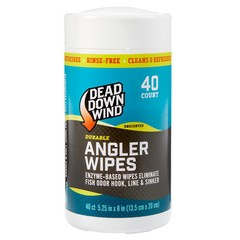 Fishing Unscented Rinse-Angler Wipes – 40 Count (5.25 in x 8 in)