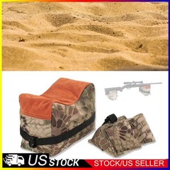 Shooting Range Sand Bag Set Rifle Gun Bench Rest Stand Front Rear Bag for Target