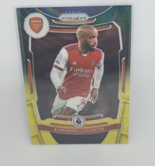 2021/22 Panini Prizm Premier League Alexandre Lacazette Green Wave Prizm NM/M