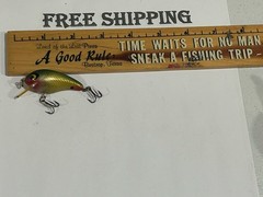VINTAGE SMITHWICK DEVILS HORSE BO JACK SMALL SIZE CRANKBAIT FISHING LURE….