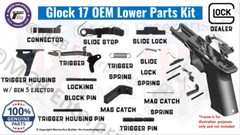 Glock 17 OEM LPK Gen 3 G17 Lower Parts Kit w/ Gen 5 47021 Ejector Upgrade