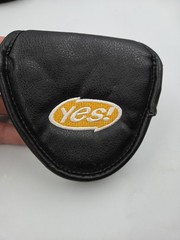 Yes! Swash Design C-Groove Mallet Putter Golf Club Head Cover Black Clean