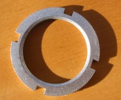 One NOS Bottom Bracket Adjustable or Track Lockring – Moulton 1960s F-Frame BSA