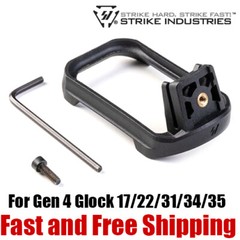Strike Industries Polymer Flared/Enlarged Magwell for Gen 4 Glock 17/22/31/34/35