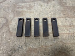 AR500 Steel Target Piano Key Rectangle Gong 1″ X 4″ X 1/2″ Surplus Blem Set of 5