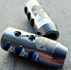 .308 Stainless Steel Muzzle Brake 5/8-24 TPI 5/8×24 Punisher Compensator Comp