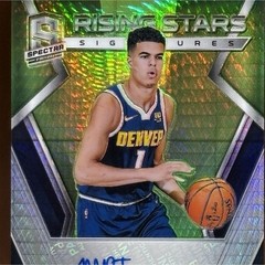 2018-19 Spectra Rising Stars Auto Green /49 Michael Porter Jr Rc #RS-MPJ