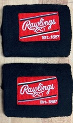 2x Rawlings Glove Sweatband / Wristband