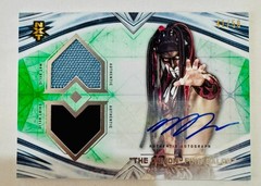 The Demon Finn Balor 2020 Topps Undisputed WWE Event Used Mat Shirt Auto /50