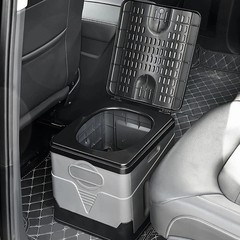 Portable Camping Toilet 20L Foldable Potty for Car Travel , Hiking Emergency Use