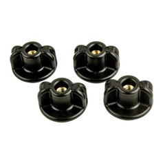 YakAttack LoPro WingKnob 1/4″-20 Brass Threaded Insert Snag-Free Knobs 4PK
