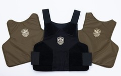 Armored Boss™ Multizone Concealable Vest with 2 Bulletproof Soft panels Level 3A