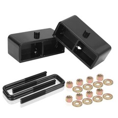 2 Inches Rear Leveling Lift Blocks Kit Compatible with 1999-2023 Chevy