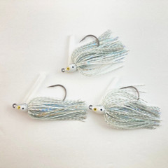 3-Pack 3/8-oz. Hand-Tied Prism Shad Swim Jigs with FREE SHIPPING!