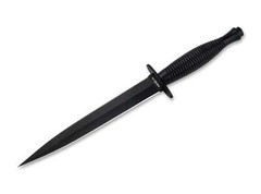 History Knife & Tool Commando Dagger Fixed Knife 7.09″ Blade 420 Black ✔️02HY002