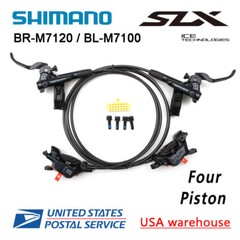 SHIMANO SLX BR-M7120 BL-M7100 Bike 4-Piston MTB Hydraulic Disc Brake Set (OE)