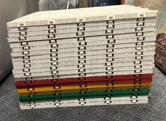 LOT OF 21 SPORT COURT 13 x 13 INTERLOCKING TILES tile synthetic Hockey ice glide