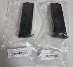 Brand New ETS Glock 43X 48 9mm 10 Round Magazine Black – 2 Pack