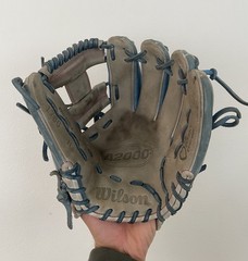 Wilson A2000 1786 “The Moment” 11.5” Baseball Glove -Gray/Blue Pro-stock Leather