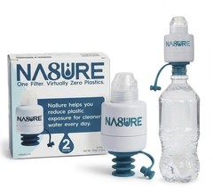 Microplastic Water Filter 2-Pack | SGS Lab-Tested Bottle Top Purifier |BPA-Free
