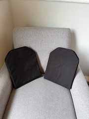 Tactical Scorpion Gear – 10 x 12 Level III+ Flat Steel Body Armor Plates W/ Bag