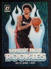 👀2024-25 Panini Donruss Optic White Hot Rookies /5 Green Glitter Kel’El Ware RC