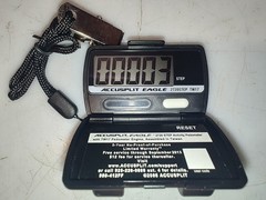 Accusplit Pedometer AE2720 With Clip NEW BATTERY INSTALLED