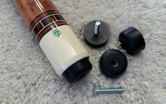 McDermott Rubber Pool Cue Bumper D-Series C-Series B-Series Replacement Screw In