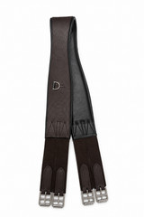 BUTET Classic Girth (2-end elastic) D-ring , Cachou / 130cm/52″