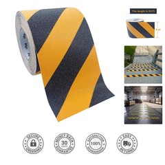 High-Traction Non-Skid Grip Tape 6″x60″ – Indoor/Outdoor Use, Waterproof