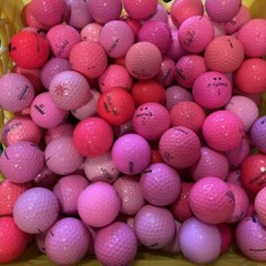 Assorted Brands Pink Mix AAA 24 Used Golf Balls 3A