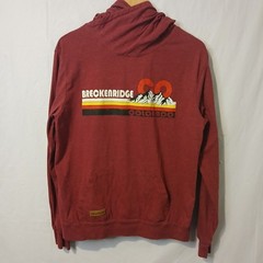 Breckenridge Colorado high neck long sleeve hiking hoodie men’s medium