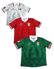 Arza Jersey Mexico Virgen de Guadalupe Design Multiple Colors Short Sleeve