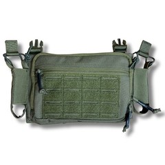 TS Slim Placard – 1000D Nylon MOLLE & Utility Panel – Ranger Green
