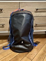 Cotopaxi Moda 20L backpack graphite orange blue cinch padded laptop pocket